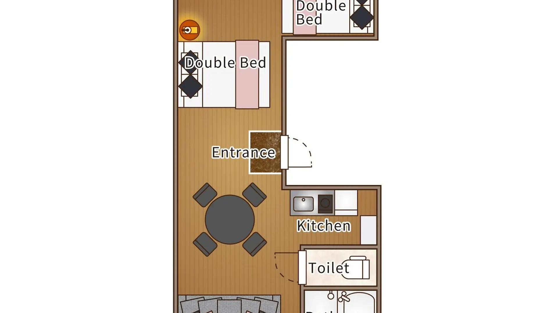 アリタ日本橋西2F Apartment Osaka
